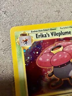 Pokemon Erika’s Vileplume 5/132 Holo Rare Gym Heroes Unlimited WOTC 2000 - Image 5