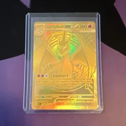 Mega Charizard Y EX Pokemon TCG Secret Rare Holo 294/217 360 HP English - Image 2
