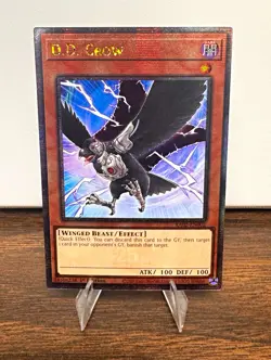 Yu-Gi-Oh! D.D. Crow RA02-EN002 Quarter Century RARE Foil 1st Ed - Image 1