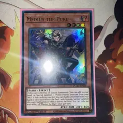 YUGIOH MEDIUS THE PURE ULTRA RARE 1ST NEAR MINT DUAD-EN008 - Image 1