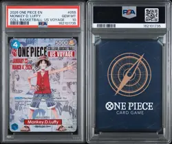 Monkey.D.Luffy (055) (College Basketball US Voyage) P-055 One Piece Promo PSA 10 - Image 3
