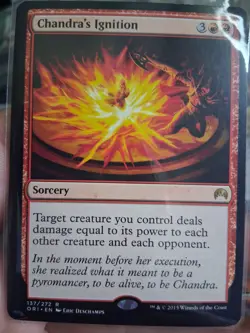 Chandra's Ignition - Magic Origins - Rare - Red - Magic MTG - Image 1