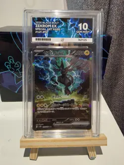 Pokemon Zekrom EX Black Bolt SAR 169/086 Jap Gem Mint 10 ACE Grade perfect subs - Image 1