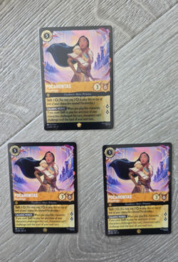 Disney Lorcana Winterspell Pocahontas Peacekeeper 1 Foil 2 Non Foil 22/204 - Image 1