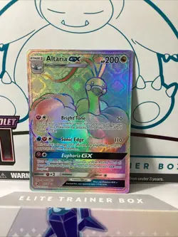Pokemon TCG Altaria GX Dragon Majesty Holo Card 72/70 Secret Rare - Image 2