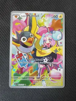 Pokemon TCG Iono's Wattrel Ascended Heroes 231/217 Illustration Rare NM - Image 1