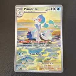 Primarina 088/084 Pitch Black Illustration Rare Pokemon Card NM IR 88 - Image 1