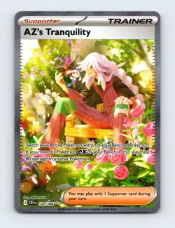 NM AZ's Tranquility 120/086 Chaos Rising Special Illustration Rare Pokemon Card - Image 1