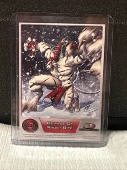 2007 4Kids TV Chaotic Full Art Ulfhedinn Beware Of Frost Bite Week 1 Promo Card - Image 1