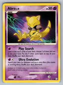 Abra Mysterious Treasures #69/123 Common Pokemon Card - Image 1