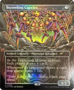 Scrawling Crawler -Foil Near Mint MTG Secret Lair - Image 1