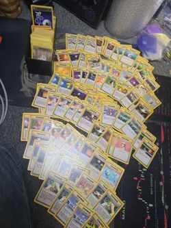 500ish*Pokemon All Vintage Trainer And Energy Cards Some Shadowless Some 1st Ed - Image 1