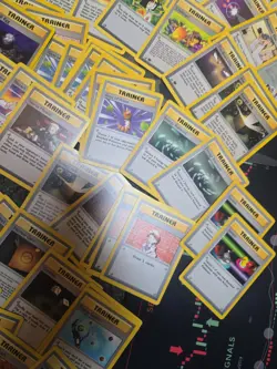 500ish*Pokemon All Vintage Trainer And Energy Cards Some Shadowless Some 1st Ed - Image 2