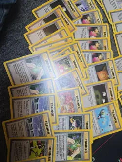 500ish*Pokemon All Vintage Trainer And Energy Cards Some Shadowless Some 1st Ed - Image 3