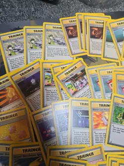 500ish*Pokemon All Vintage Trainer And Energy Cards Some Shadowless Some 1st Ed - Image 5