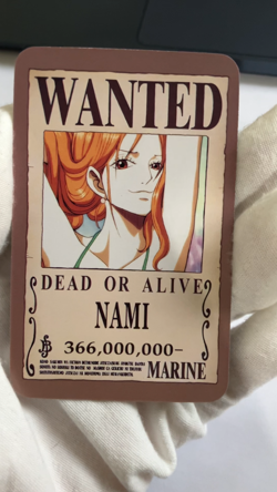 Nami One Piece Wanted Set ACG Holo Anime Card Dead or Alive - Image 2