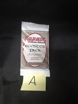 MTG Magic The Gathering English Antiquities Booster Pack - 1993 (Listing A) - Image 1