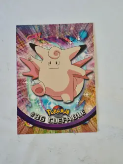 Clefable #36 Topps Blue Logo Trading Cards Series 1 Pokemon Non-Holo Near Mint - Image 1