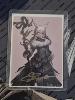 Y’shtola, Night’s Blessed Gold Signature Art Card Final Fantasy MTG 53/53 - Image 1