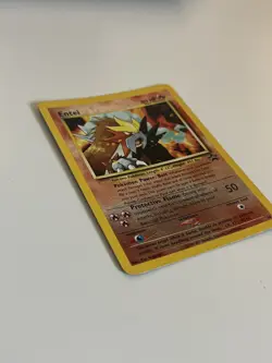 Entei #34 WITH SLEEVE - Vintage Black Star Promo Holo Pokemon Card - NM to LP - Image 3