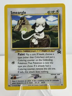 Smeargle 32/53 Wotc Black Star Promo Regular Pokemon NM/LP - Image 1