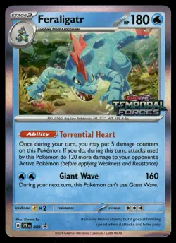 Feraligatr (Prerelease) 089 Holo Promo Scarlet & Violet Promo Pokemon Near Mint - Image 1