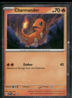 Charmander (Cosmos Holo) 047 Holo Promo Scarlet & Violet Promo Pokemon Near Mint - Image 1