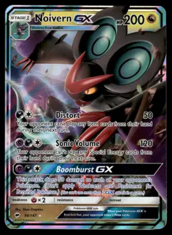 Noivern GX 99/147 Holo GX Rare Burning Shadows Pokemon Near Mint - Image 1