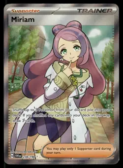 Miriam 238/198 Ultra Rare Scarlet & Violet Pokemon Near Mint - Image 1