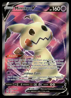 Mimikyu V 148/163 Ultra Rare Battle Styles Pokemon Near Mint - Image 1