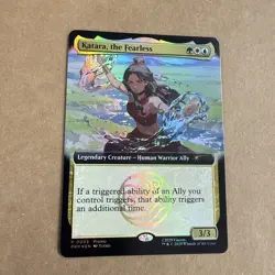 Magic The Gathering Avatar Katara The Fearless Promo Card SDCC Exclusive - Image 1