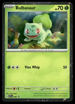 Bulbasaur (Cosmos Holo) 046 Holo Promo Scarlet & Violet Promo Pokemon Near Mint - Image 1