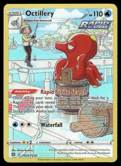 Octillery TG03/TG30 Holo Brilliant Stars Trainer Gallery Pokemon NM - Image 1