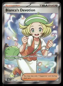 Bianca's Devotion 197/162 Ultra Rare Temporal Forces Pokemon Near Mint - Image 1
