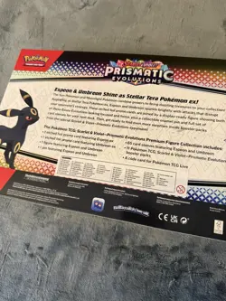 Pokemon TCG Prismatic Evolutions Premium Figure Collection - New Factory Sealed - Image 2