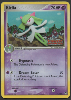 Kirlia 31/108 Reverse Holo Stamp Pokemon TCG: Power Keepers HP - Image 1