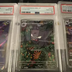 Ship same day! PSA 10 Gastly Haunter Gengar AR CHR Sequential Japanese Pokemon - Image 3