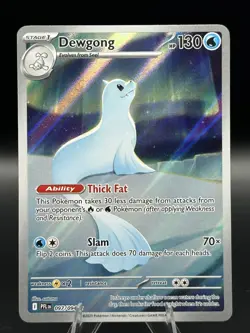 Dewgong 097/094 Illustration Rare Phantasmal Flames Pokemon Holo Near Mint 097 - Image 1