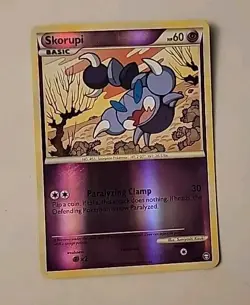 Pokemon TCG Skorupi Triumphant 76/102 Reverse Holo Common - Image 1