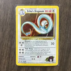 Pokemon TCG Erika's Dragonair Gym Heroes 4/132 DAMAGED - Image 1
