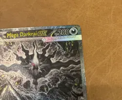 Mega Darkrai EX 116/084 Pitch Black SIR Full Art Holo English In Hand - Image 3