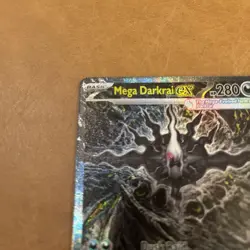 Mega Darkrai EX 116/084 Pitch Black SIR Full Art Holo English In Hand - Image 4