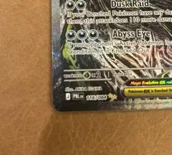 Mega Darkrai EX 116/084 Pitch Black SIR Full Art Holo English In Hand - Image 5