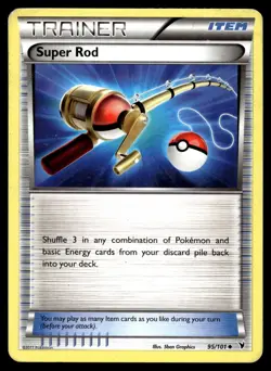POKEMON SUPER ROD NOBLE VICTORIES 95/101 UC LP - Image 1