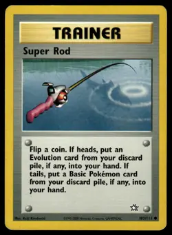 POKEMON SUPER ROD NEO GENESIS 103/111 UNLIMITED C MP - Image 1