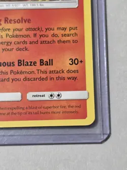 Pokemon Charizard Rare 14/181 Sm-Team Up Regular 150 HP Continuous Blaze Ball - Image 5