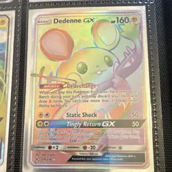 Dedenne GX 219/214 SM-Unbroken Bonds Secret Rare Full Art Holo 160 HP - Image 1