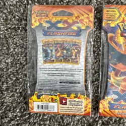 4x Pokemon XY FLASHFIRE SLEEVED PACKS - COMPLETE ART SET - FACTORY SEALED & MINT 820650108877 - Image 3