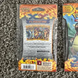 4x Pokemon XY FLASHFIRE SLEEVED PACKS - COMPLETE ART SET - FACTORY SEALED & MINT 820650108877 - Image 5