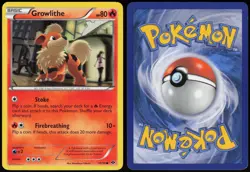 Growlithe 10/99 Next Destinies Common Lightly Played Fukuda - Image 1